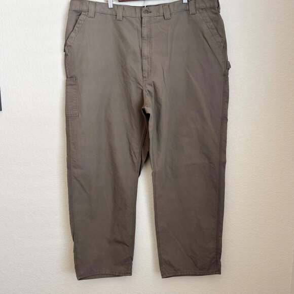 Carhartt Other - Carhartt B151 Men’s Work Pants 50x32 Brown Loose Fit Canvas Utility